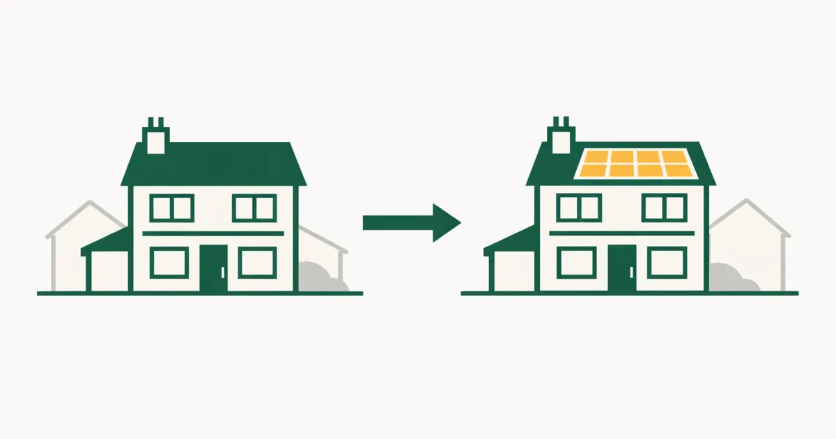 Illustration accompanying Are solar panels worth it in the UK? Run your own numbers