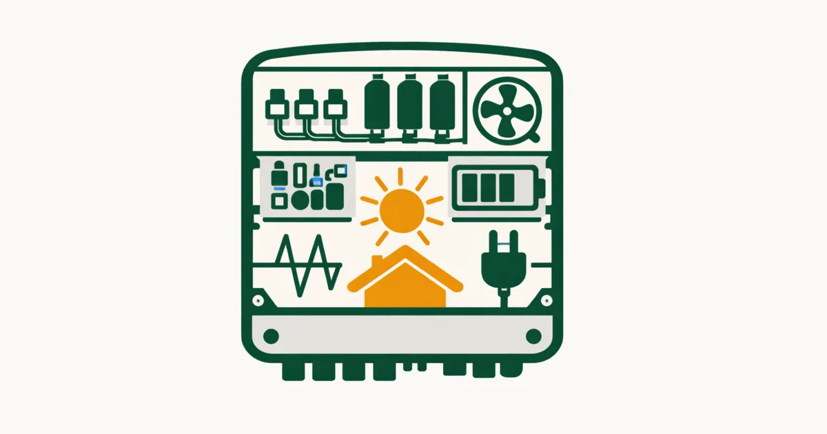 Illustration accompanying Solar inverters explained: string, hybrid and micro