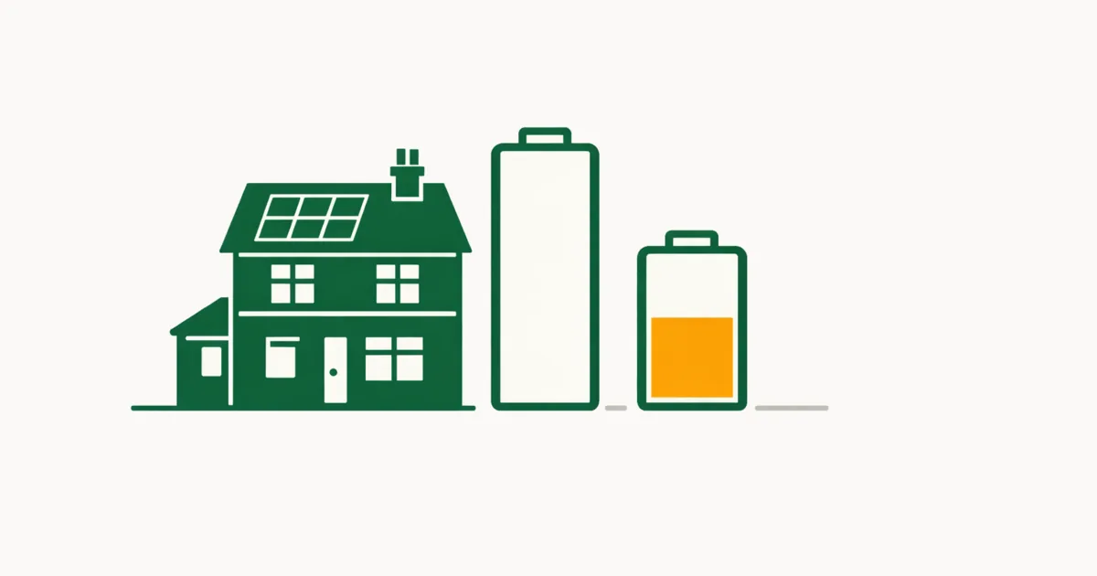 Illustration accompanying What size battery for your solar array