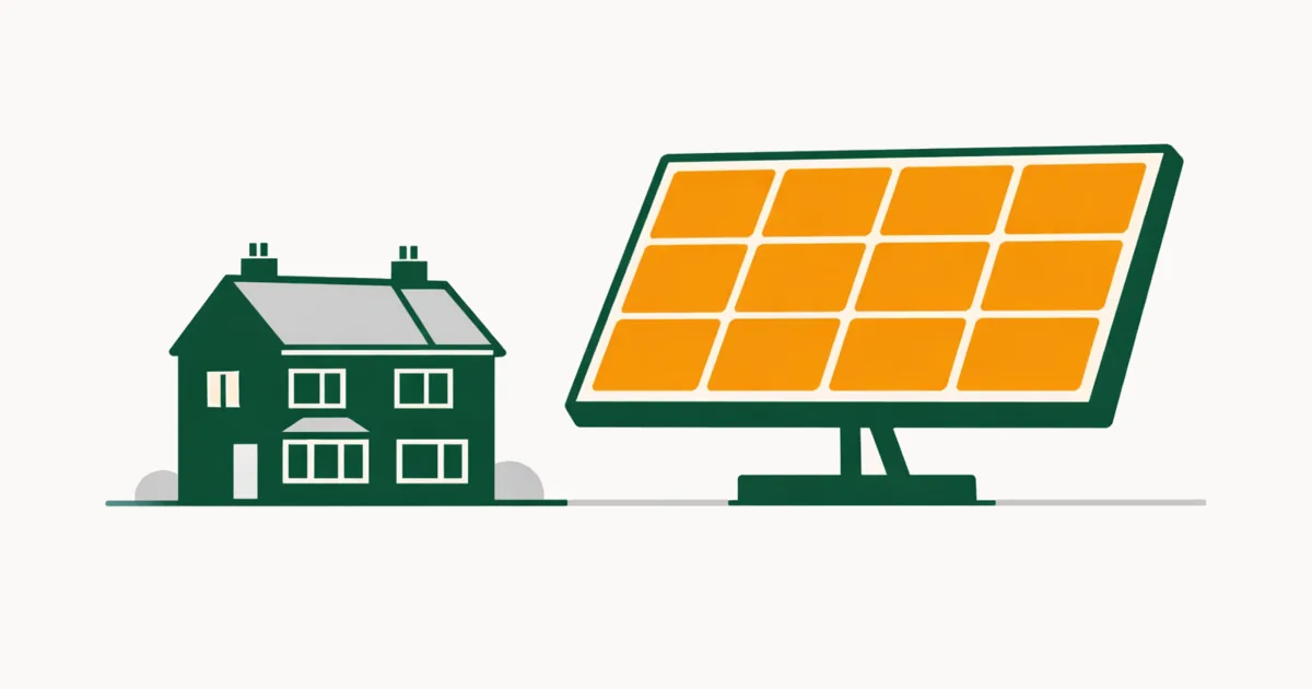 Illustration accompanying Why solar panels are not worth it: five honest cases